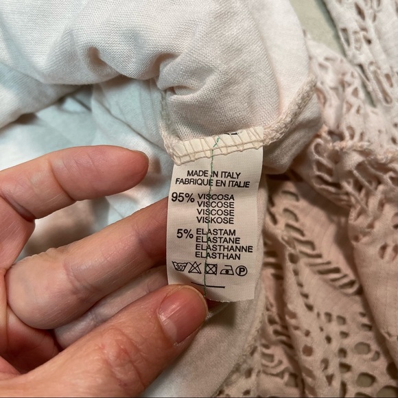 3pc Boho lace cutout top camisole set S - Picture 4 of 4